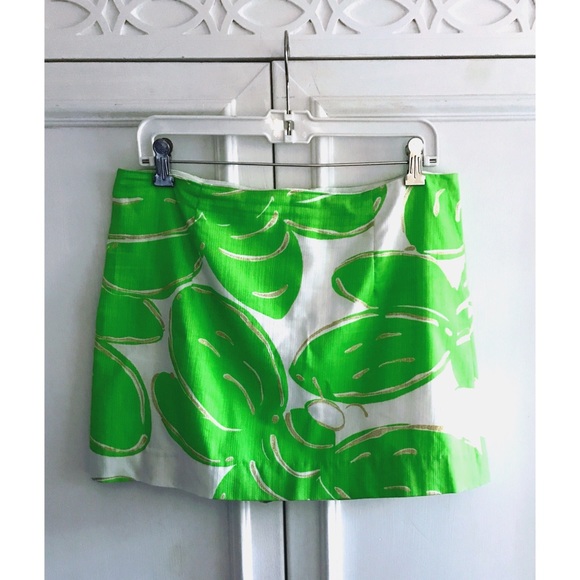 6 Lilly Pulitzer Tate Mini Skirt Stinger Glitter - Picture 3 of 4